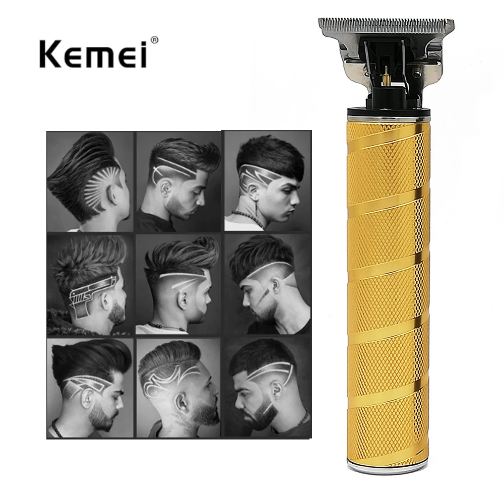 Kemei-T9 Aparador de pêlos elétrico para homens,