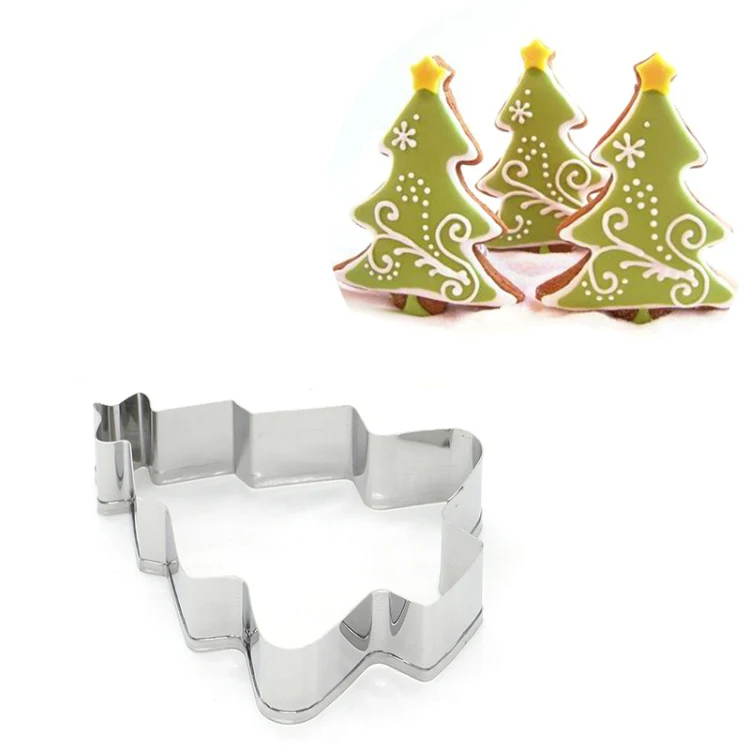 Инструменты для выпечки Формочки для печенья, стальные 3D чулки для рождественской елки, перчатки, колокольчик, снеговик, формочки для детей, инструменты для самостоятельного приготовления тортов для рождественской вечеринки