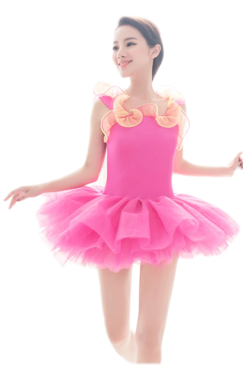 Танцевальные костюмы пачка голубое зеленое розовое платье Детская