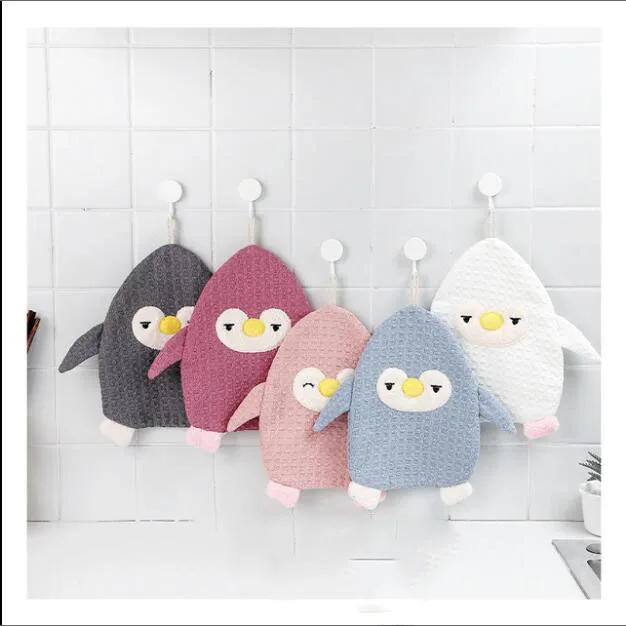 Hand Towel Hanging Type Cute Toilet Bathroom Absorbent Children's Hand