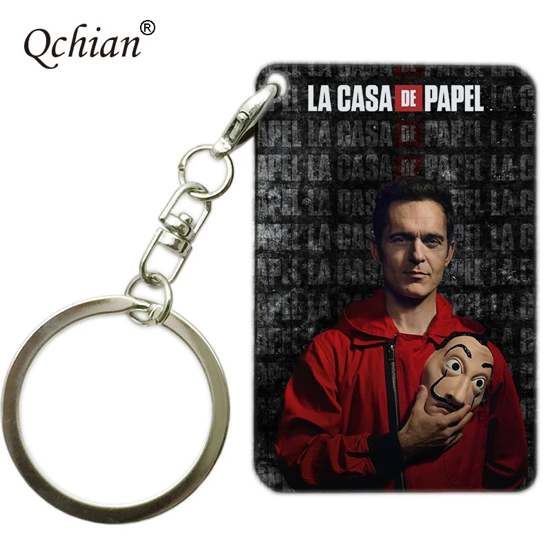 ТВ шоу House Of paper брелки для ключей деньги кража брелок La casa de papel chaviro для женщин и мужчин модные ювелирные изделия bella ciao музыкальная шкатулка