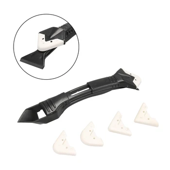

1 Set Practical Sealant Angle Scraper Window Squeegees Silicone Grout Caulk Tool Kit Set Cleaning Blade Remover Hand Tool