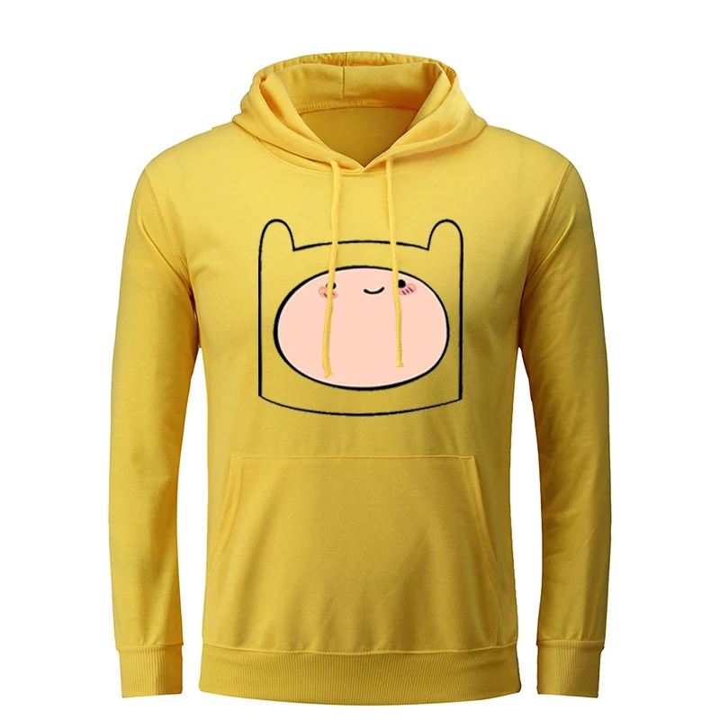 Симпатичные Beemo BMO Adventure Funny Time Hoodie FINN мужские графические толстовки струны пуловер с капюшоном Рождественский подарок - Цвет: icWM025Y