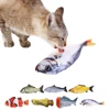 Legendog креативная игрушка для животных в форме рыбы, устойчивая к укусам кошачья игрушка для кошек, игрушка для жевания, тренировочные принадлежности для домашних животных ► Фото 2/6