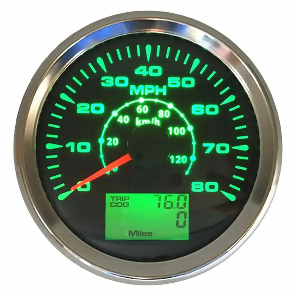 Новое поступление 0-80MPH спидометры GPS ЖК-дисплей скорость одометры