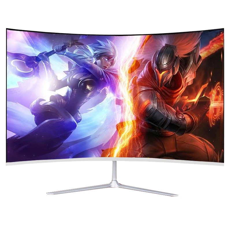 Монитор игровой с изогнутым ЖК-экраном IPS 32 дюйма 1080p HDMI 24 | Компьютеры и офис