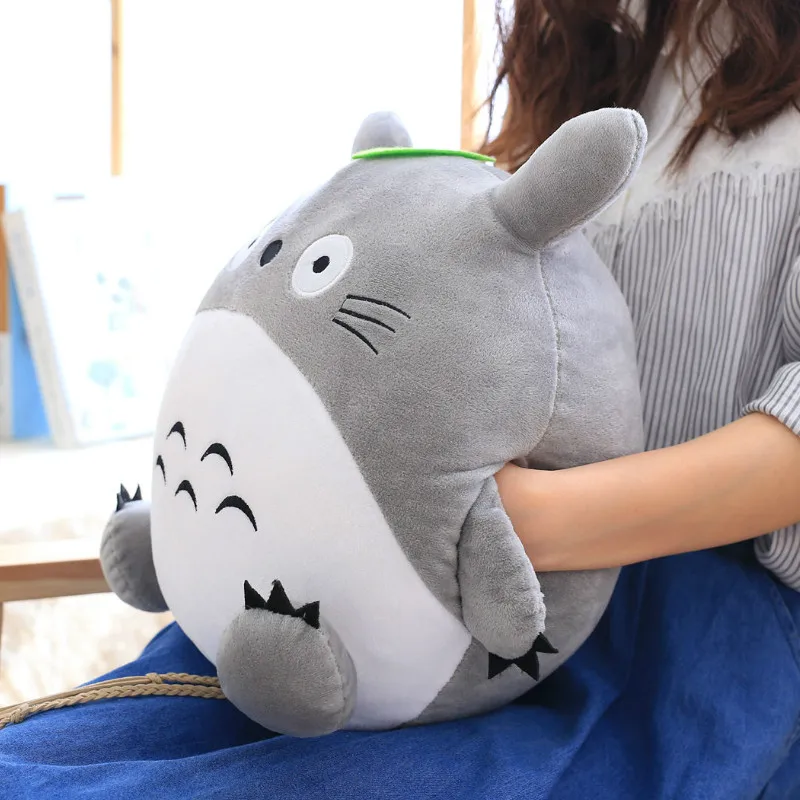 Плюшевая подушка для объятий 35 см Набивная игрушка Тоторо С мультяшными