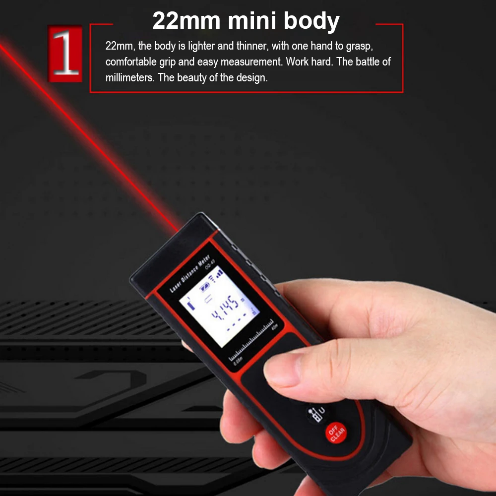 40m 50m 60m Laser Rangefinder Distance Meter Laser Distance Meter Digital Laser Tape Range Finder Build Measure laser ruler 40m 50m 60m Laser Rangefinder Distance Meter Laser Distance Meter Digital Laser Tape Range Finder Build Measure laser ruler