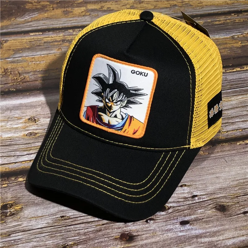 Dragon Ball Goku бейсболка s для мужчин и женщин Snapback хип-хоп летняя кепка Bone gorra hombre Регулируемая Кепка для водителя грузовика сетчатая Кепка для папы