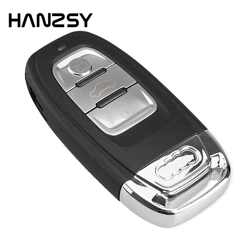 

3 Buttons Smart Key shell For Audi A4l A3 A4 A5 A6 A8 Quattro Q5 Q7 A6 A8 Replacement Car Remote Key Case Fob