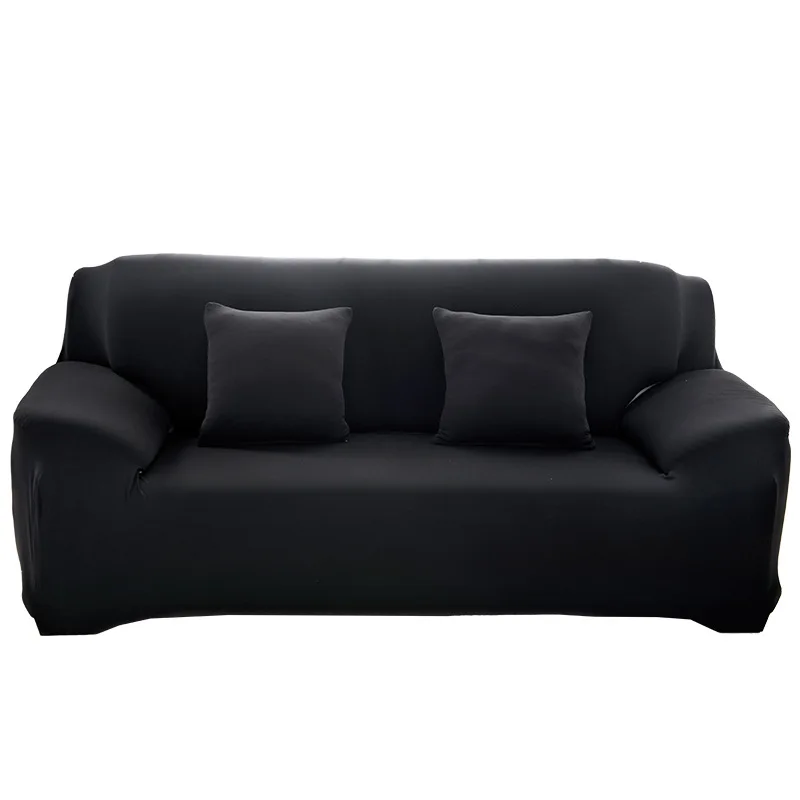 Covers on The Sofa Armchairs Couch Cover Fabric Soild Slipcover Elastic Corner Sofa Cover L Shaped Stretch Furniture Sofa Cover