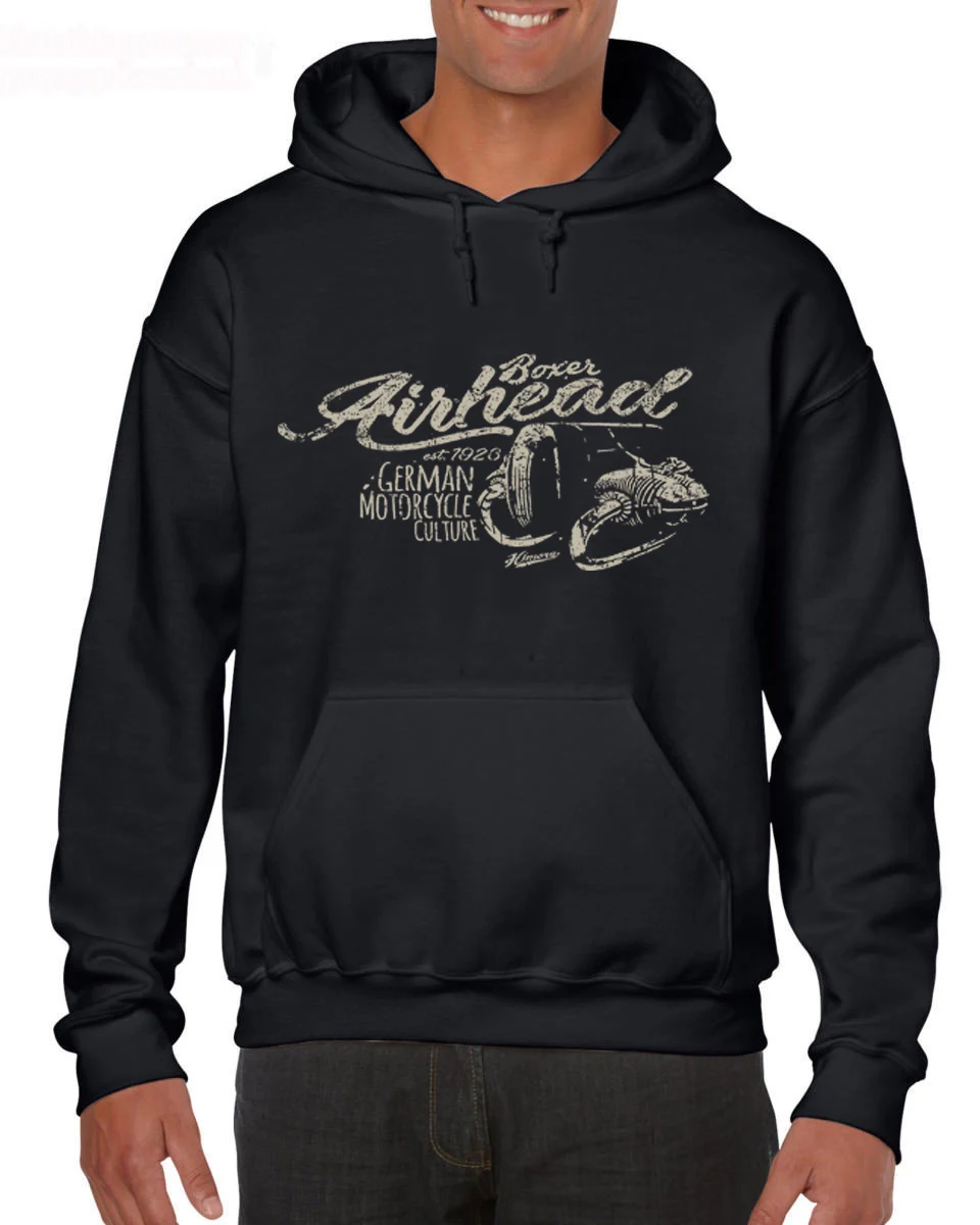 Jogging femme New Mens BOXER AIRHEAD Motorrad R100 R80 R 45 GS Cafe Racer Round Neck Man Hoodies Sweatshirts | Мужская одежда