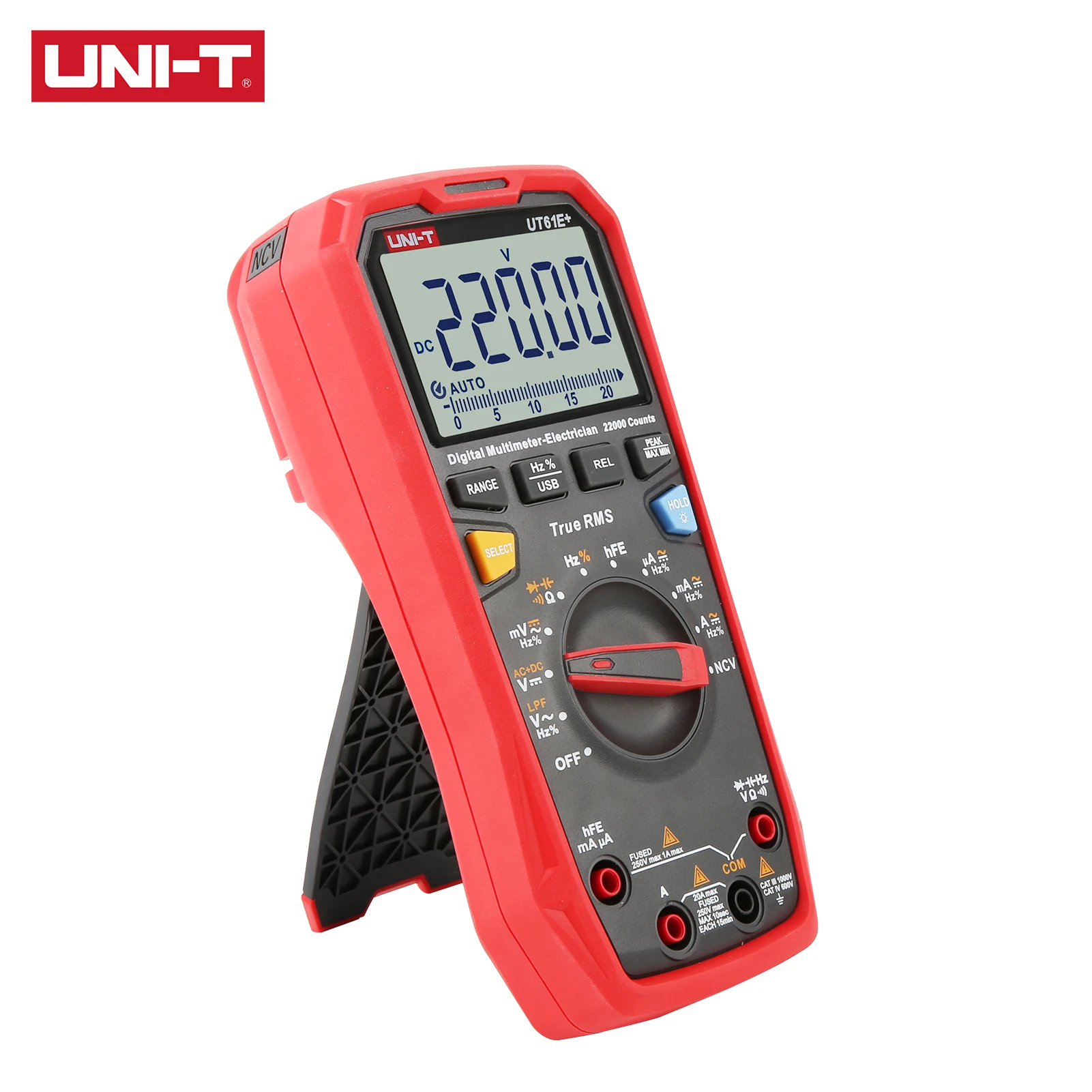 Обновленная версия UNI T UT61E + UT61B UT61D цифровой мультиметр 22000 отсчетов бесконтактная
