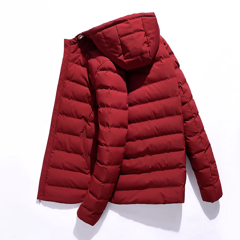 

Winter Jacket Men Clothes Casual Thick Warm Parka Coat Hooded Male Fashion Down Cotton Abrigo Hombre Hiver LW1222