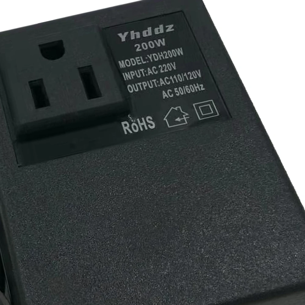 Voltage Converter 200W 220V To 110V Transformer Step Down Transformer Voltage Converter Travel Adapter EU/US/UK Plug Inverter voltage converter power transformer