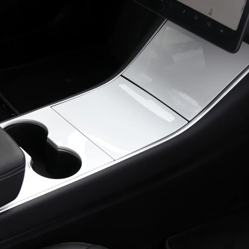 

For Tesla Model 3 Car Gear Shift Box Panel Cover Sticker Trim Strips Garnish Protection Car-styling