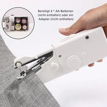 

Handheld Sewing Machine Portable Household Mini Quick Stitch Sew Needlework Cordless Clothes Fabrics Electronic Sewing Machine