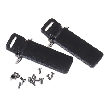 

Walkie Talkie Spare Part Back Belt Clip For Baofeng UV-5R 2-way Radio UV5R 2Pcs/lot
