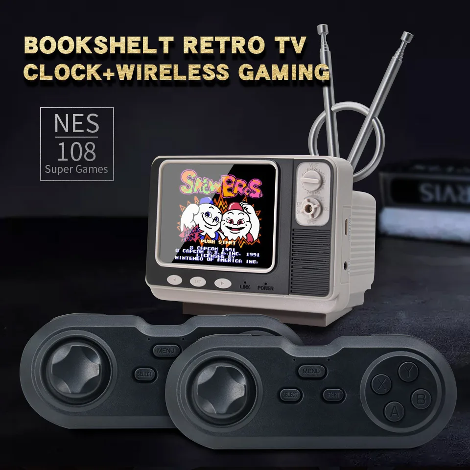 Mini Retro Tv Game Console Handheld Video Game Console With 2 
