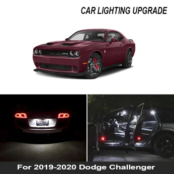 

15x Bright Auto Interior LED Light Bulbs White Canbus Kit For 2019-2020 Dodge Challenger Map Dome Vanity Mirror Lamp