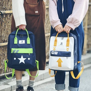 

Harajuku Anime Women Travel Backpacks Panelled Large Capacity Students School Bags Women Bookbags Cartoon Schoolbags Teene Girls