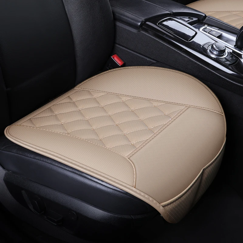Juste de coussin de siège de voiture en cuir, protecteur de siège, avant,  luxe, cape, 5 EC - AliExpress