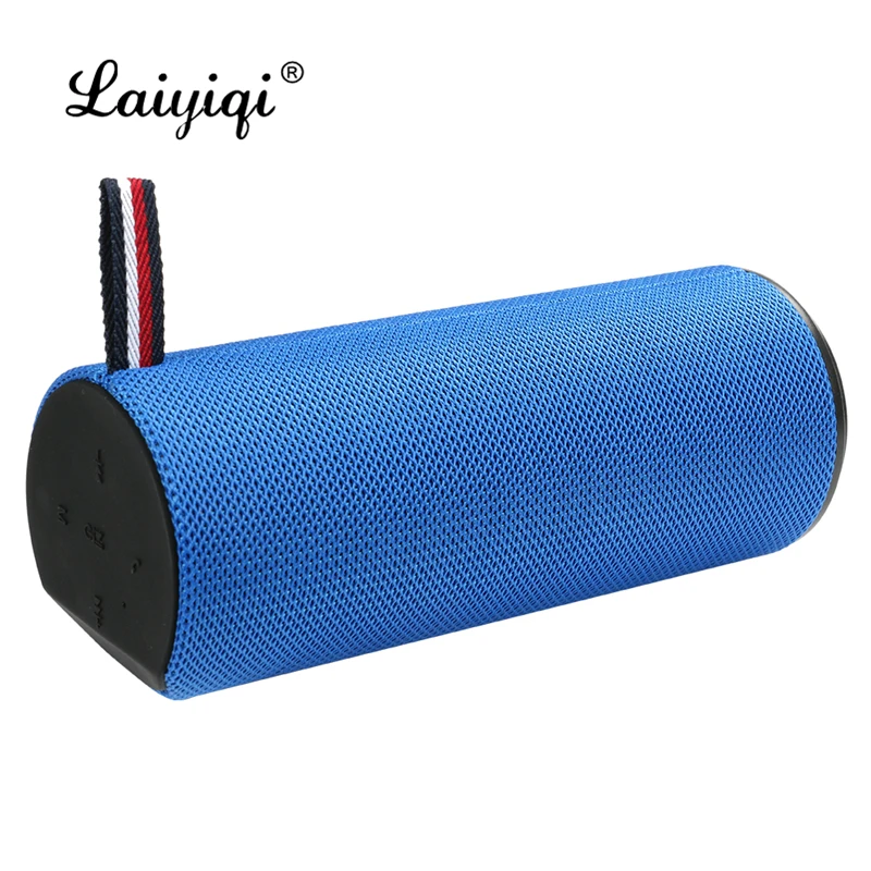 Laiyiqi Fabric art Bluetooth speaker column portable handle 3D stereo FM radio wireless caixa som portatil alto falante altavoz |