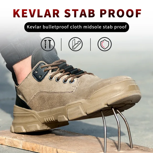 Men Work Shoes High Quality Safety Boots Safety Shoes