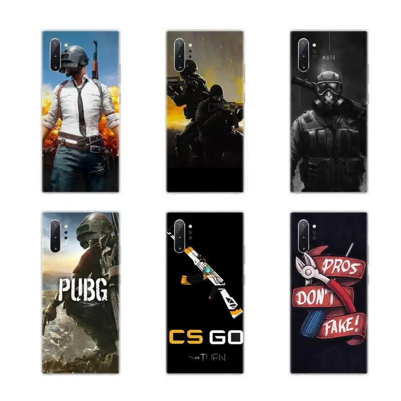 CS GO PUBG пистолет печать чехол для телефона оболочка Samsung galaxy J3 J5 J6 J7 2017 2016 2018 Prime Pro Note