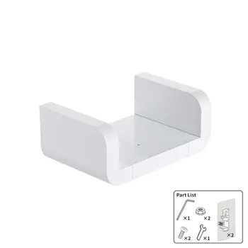 

U Shaped Waterproof Wall Mounted Bathroom Shelf Suction Floating Rack Storage