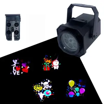 

LED Projector Christmas Snowflake Laser Light Snowfall Moving Snow Garden Laser Projector Lamp For New Year Party Decor