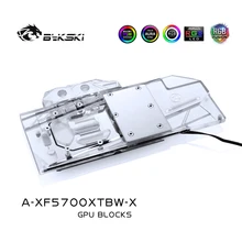 Bykski – bloc d'eau de refroidissement de GPU, pour carte graphique vidéo XFX RX5700XT Black Wolf THICC III, A XF5700XTBW X pièces