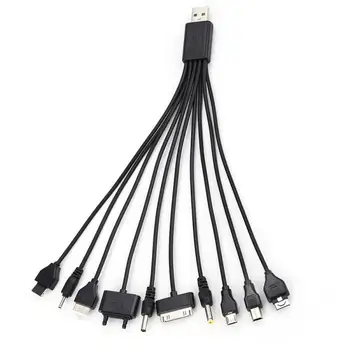 

10 In 1 Multi-function USB Charging Cable Universal Portable Lightweight Multi Functions USB Charge Charging Cable Fast Charging