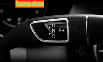 

Car styling Retaining bar Cover frame Wiper lever shift trim sticker for Mercedes Benz C E S Class W205 W212 GLS CLA Accessories