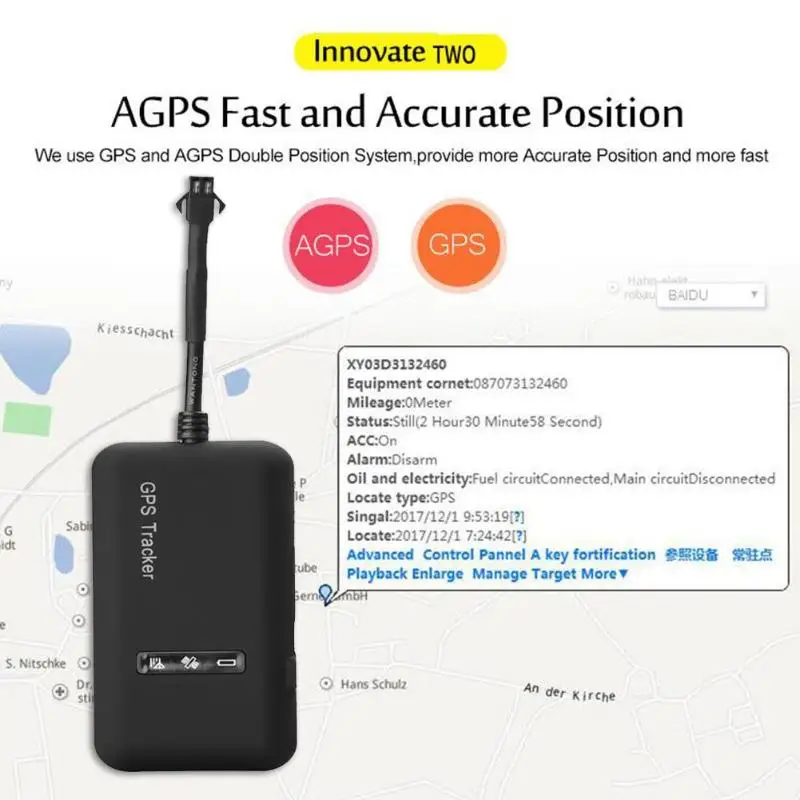 GT02A Автомобильный gps трекер GSM GPRS SMS устройство слежения автомобиля монитор локатор мини gps автомобильный трекер gps локатор