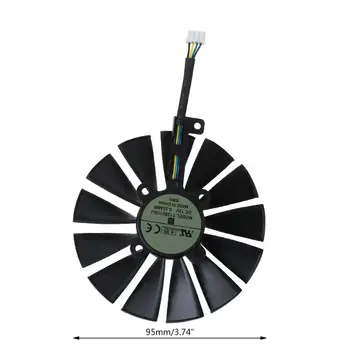 

1PC 95MM Cooler 13 Blades Cooling Fan for A-SUS ROG GTX1080TI P11G RX470