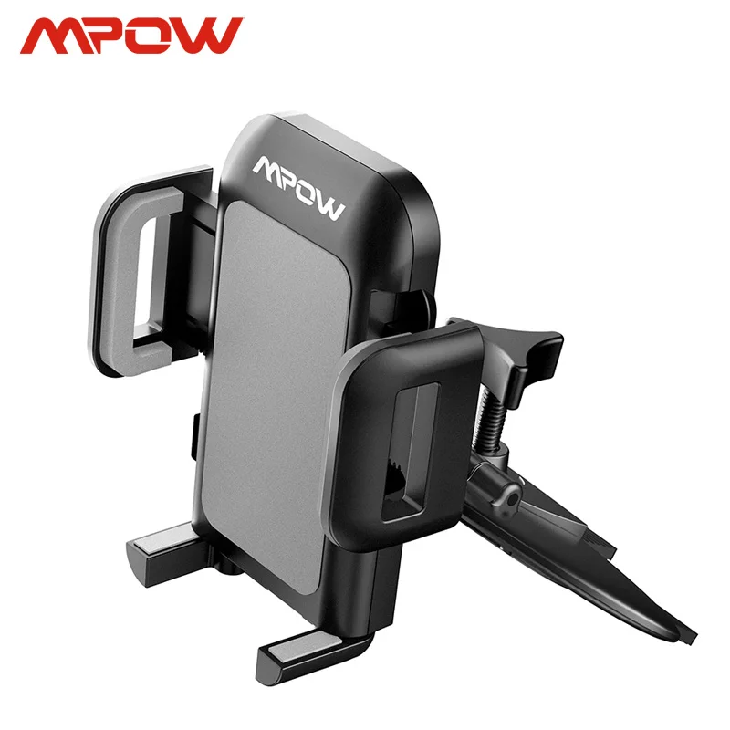Mpow CA051 Universal CD Slot Car Phone Holder Cellphone Stand For Car 360 Rotating Cradle Holder With Three-Side Grips For phone Mpow CA051 Universal CD Slot Car Phone Holder Cellphone Stand For Car 360 Rotating Cradle Holder With Three-Side Grips For phone
