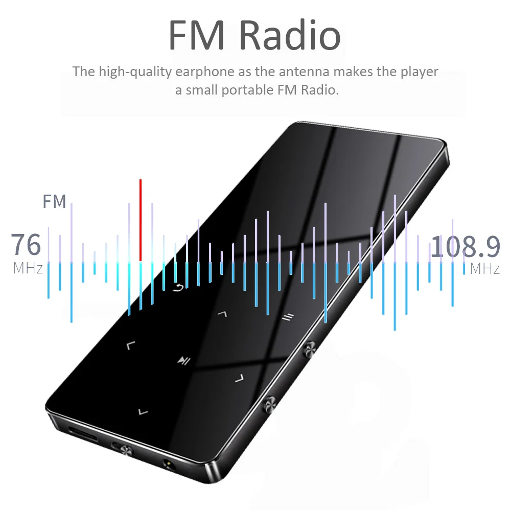 MP4 Player Music Player Mini Media Player REDANT MP4 player bluetooth mp3 mp4 music player portable MP4 media slim