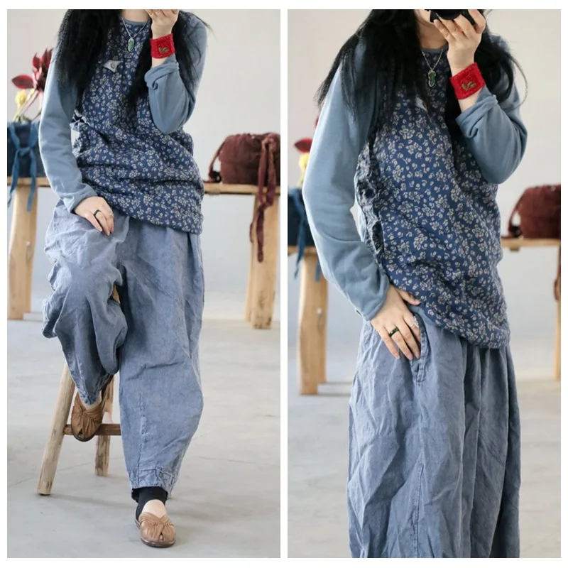 Женские парки с цветочным принтом хлопковые и льняные тонкие теплые пуловеры