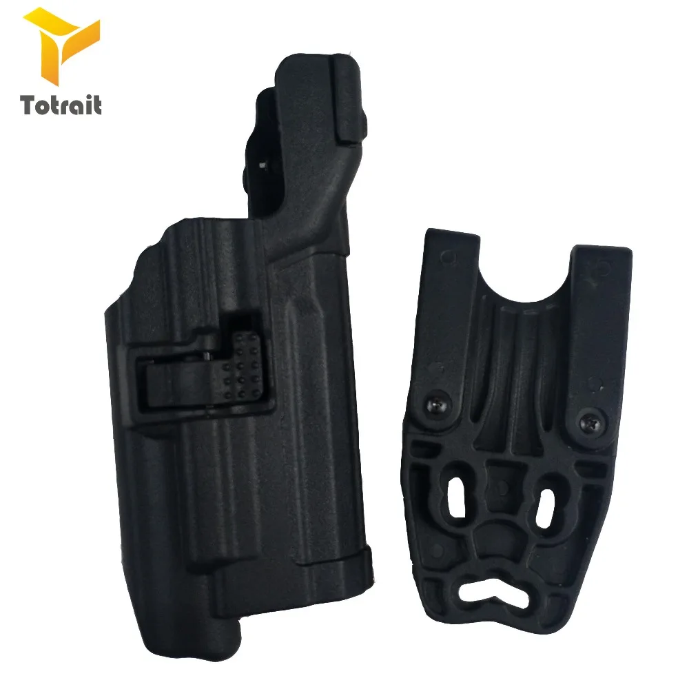 Tactical Serpa Level 3 Retention Auto Lock Duty Pistol Gun Holster Right Hand Waist Belt Loop for USP holster
