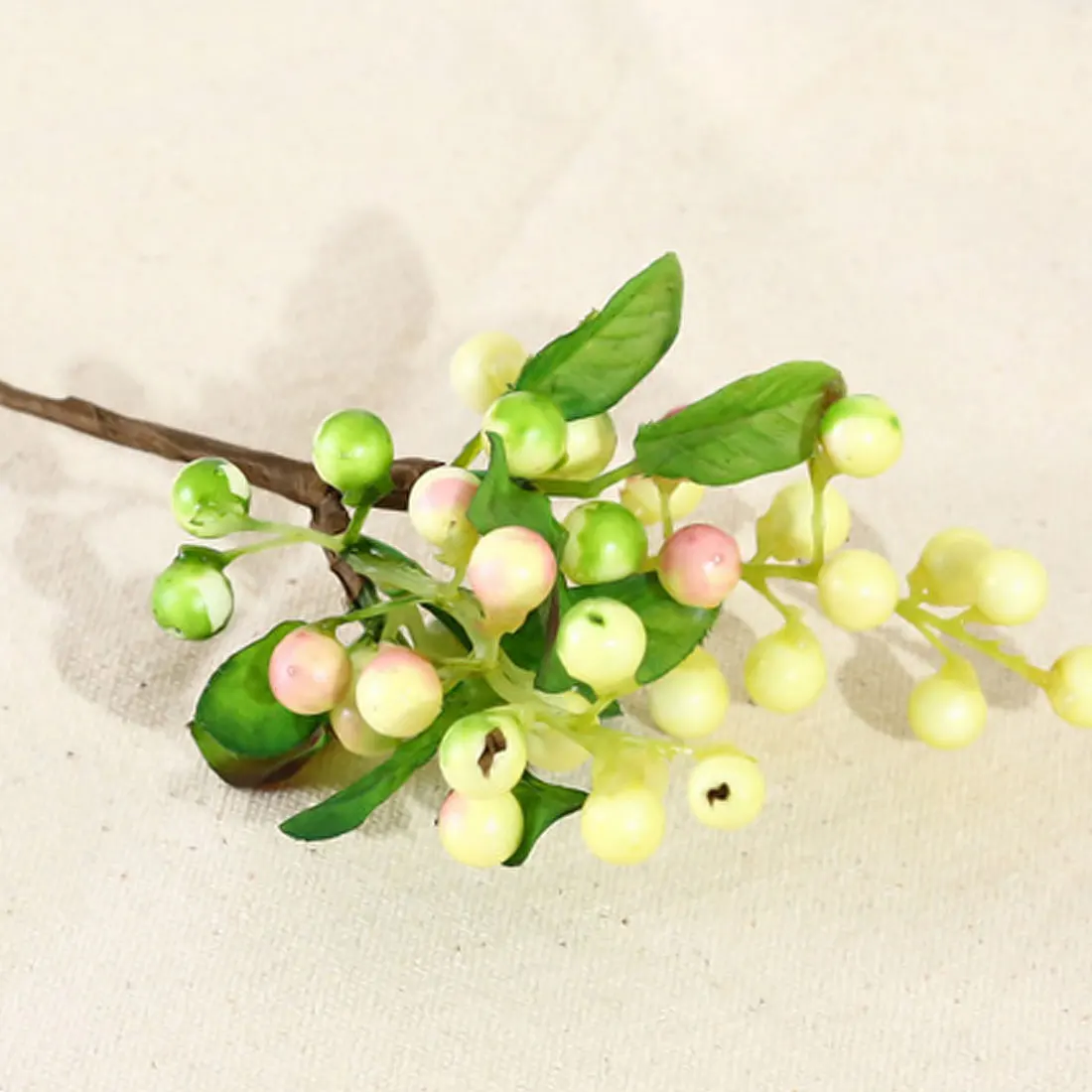 

1/6pcs Silk Artificial Blueberry Flower Berry Plant Flower Bud Fake Plants Decorative Wreath For Wedding Home Party Decoration