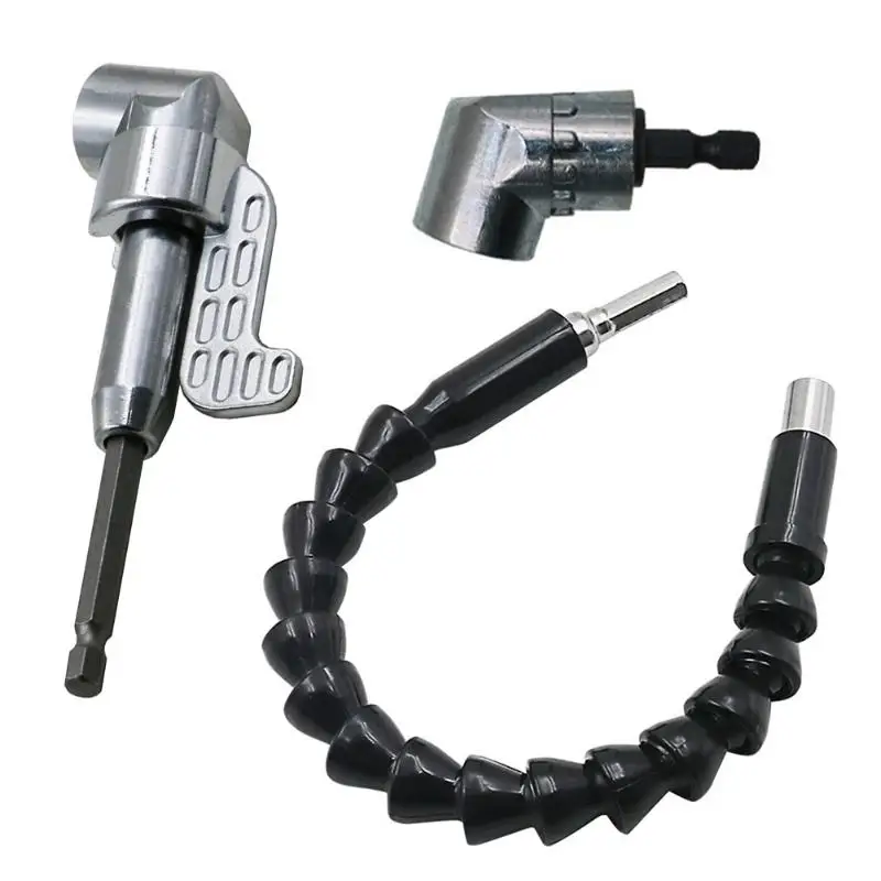

High Quality Quick Connect Flexible Drill 105 Degrees Corner Device Shaft Furniture Repair Screwdriver Extension Bit