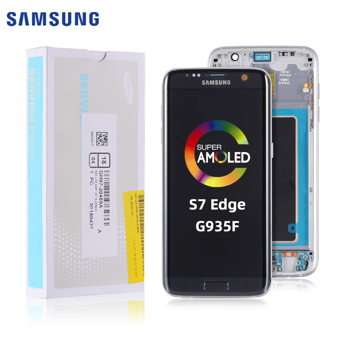 

G935 G935F G935F For Samsung Galaxy S7 Edge Display With Frame G935F For Samsung Galaxy S7 Edge Lcd Assembly