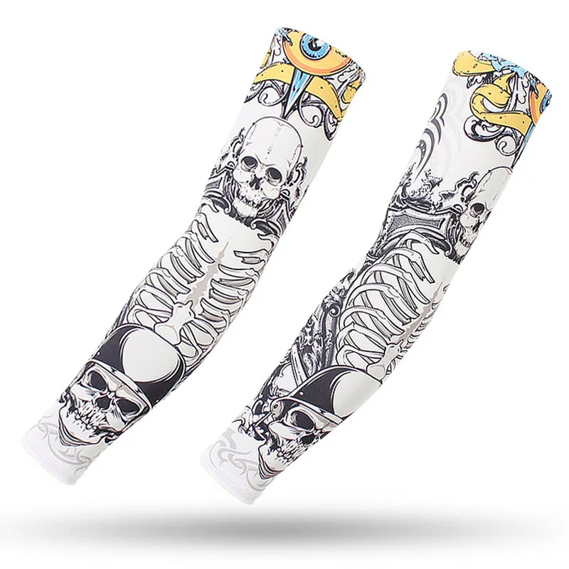 Running Sleeves Cycling Cuffs Game muffs Arm Warmers Quick Dry Sport Gaming Tattoo Sleeve Elbow Pad Jogging Arm Cover 4