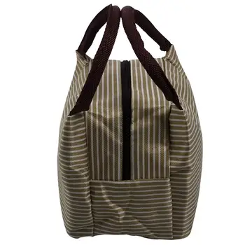 

Cooler Insulated Bag, Insulated Lunch Box Tote Bag Unisex Lunch Bags For Camping,Work (Beige)