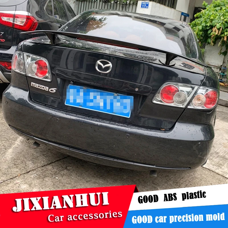 Спойлер для Mazda 6 2006-2013 Mazda 6 спойлер NF RUIYI ABS Пластиковый материал заднее крыло автомобиля цветной задний спойлер