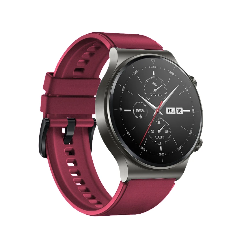 

Ремешок силиконовый для Huawei Watch Gt 2 Pro, резиновый оригинальный спортивный браслет для Huawei Gt2 Pro, сменный Браслет