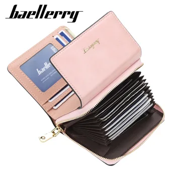 

High Quality New Women Wallets Short Leather Wallet Ladies Zipper Buckle Purses Female Small Women Coin Purse Credit Card Holder