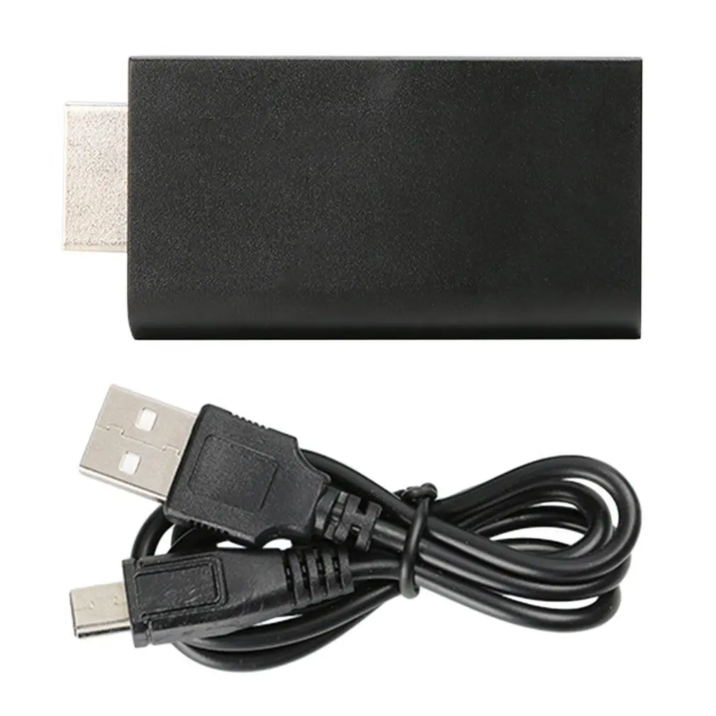 Мини-адаптер для PS2-HDMI-совместимый видеопреобразователь с аудиовыходом 3 5 мм HDTV