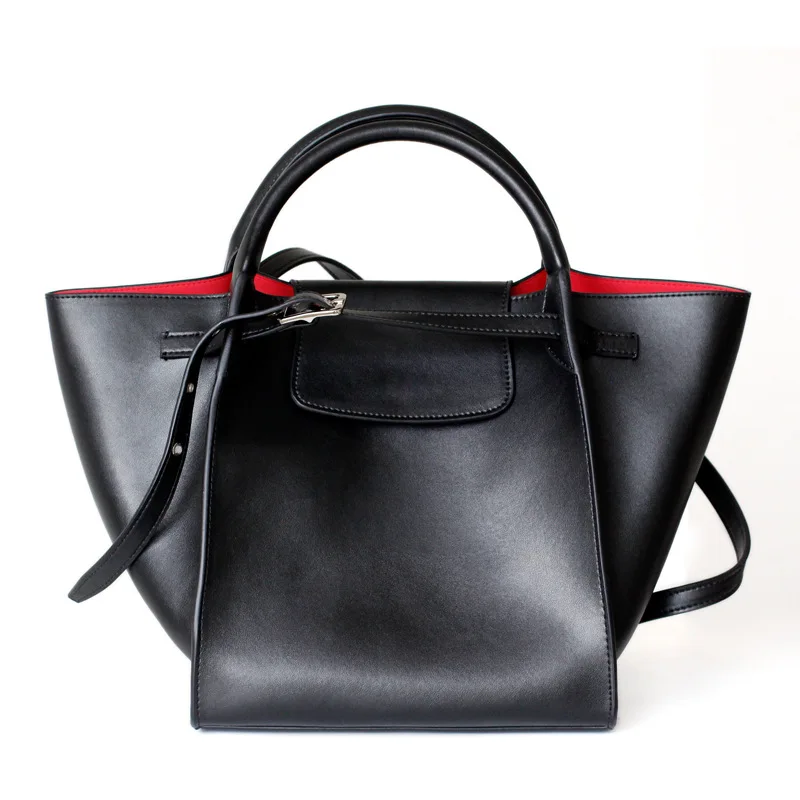 

Designer Handbags Genuine Leather Women's Totes Large Capacity Trapere Bags